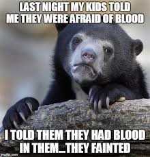 scary blood